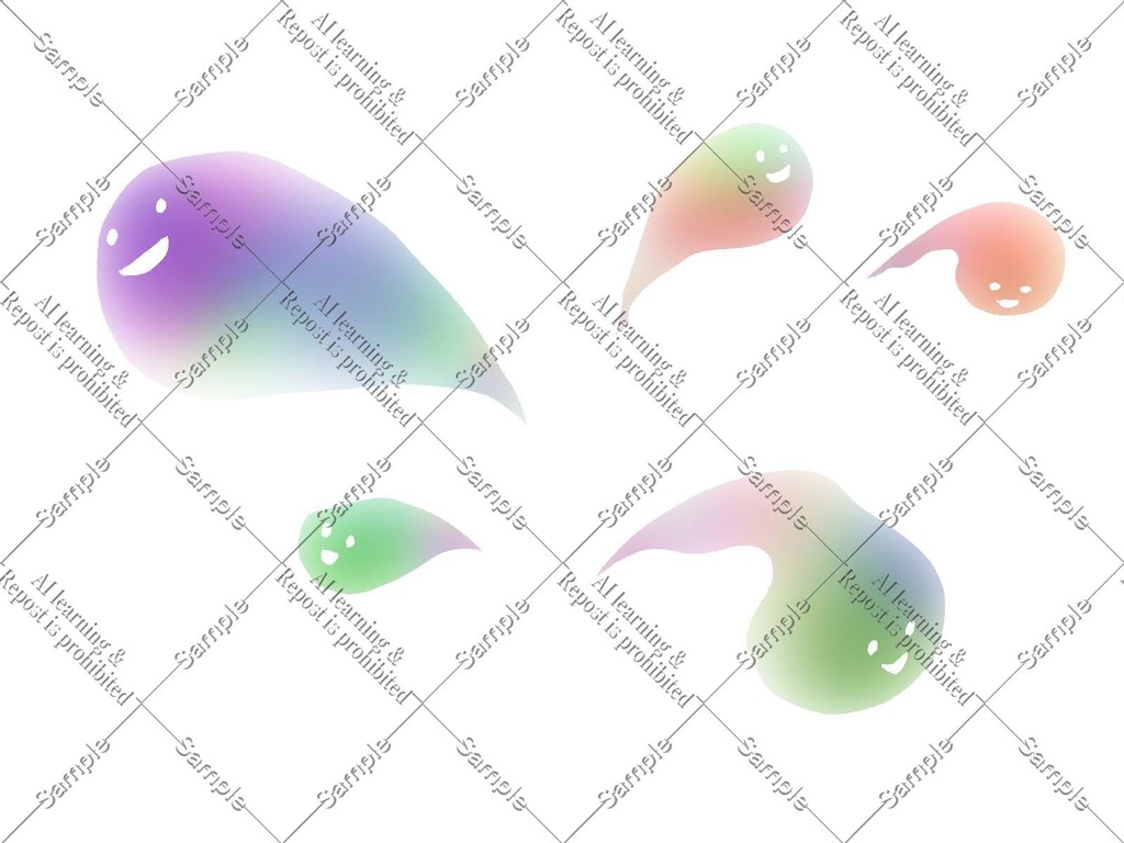 web、動画素材用ゆるホラーセット(あまり怖くない)