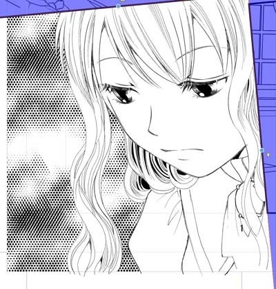 マンガ用スクリーントーン(シームレス)暗め、ハニカム模様
