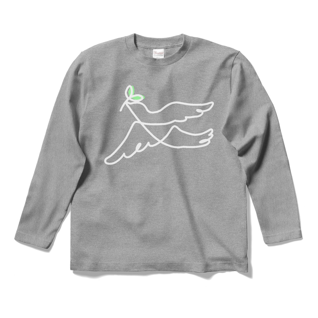鳩Tシャツ（長袖）