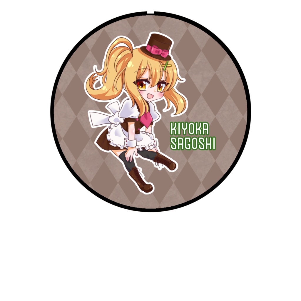 【2020/03/07, 03/15 Vtuberラウンジ】缶バッジ