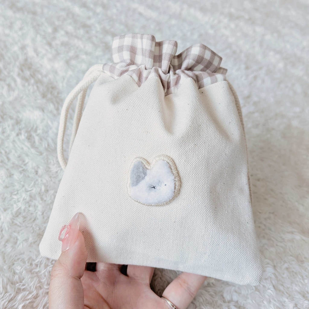 〓 ゲゲ郎 刺繍 ポーチ 👁️🗨️´-