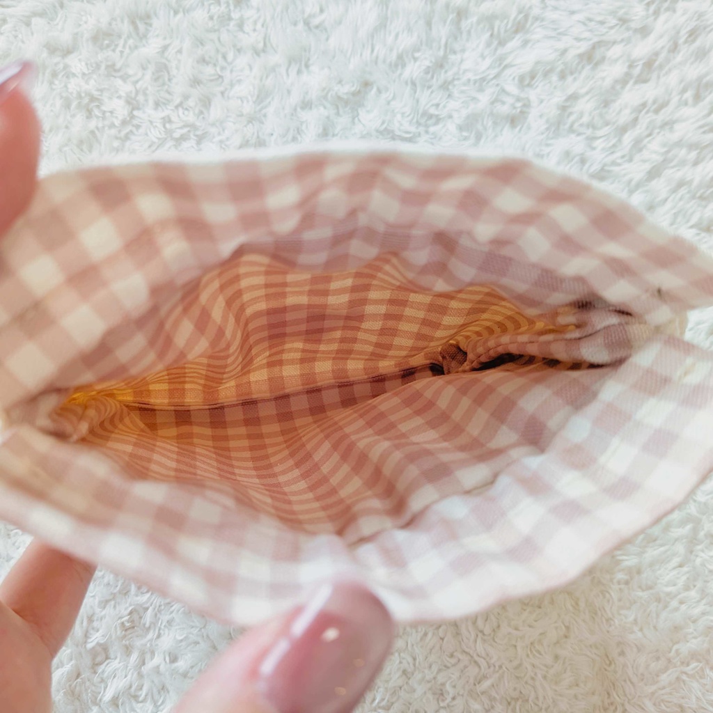 🪡 念文字を凝でみてみよう刺繍 ポーチ ☁️