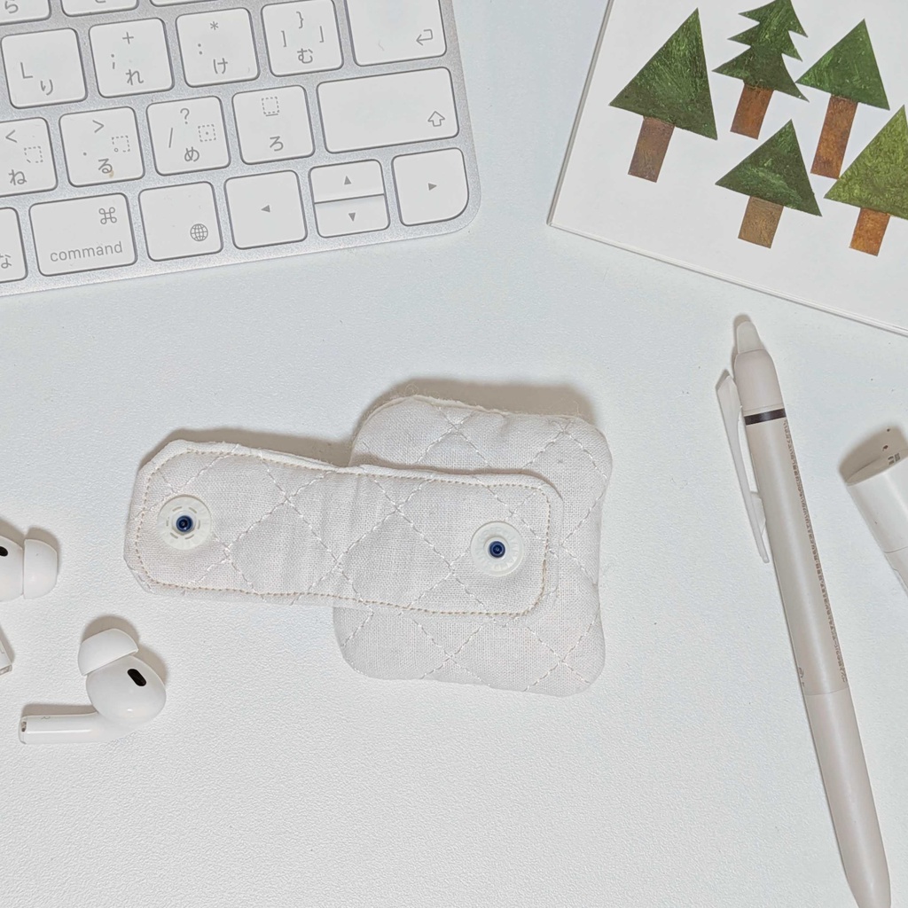 🍃 善法寺伊作 刺繍 コードホルダー 💚