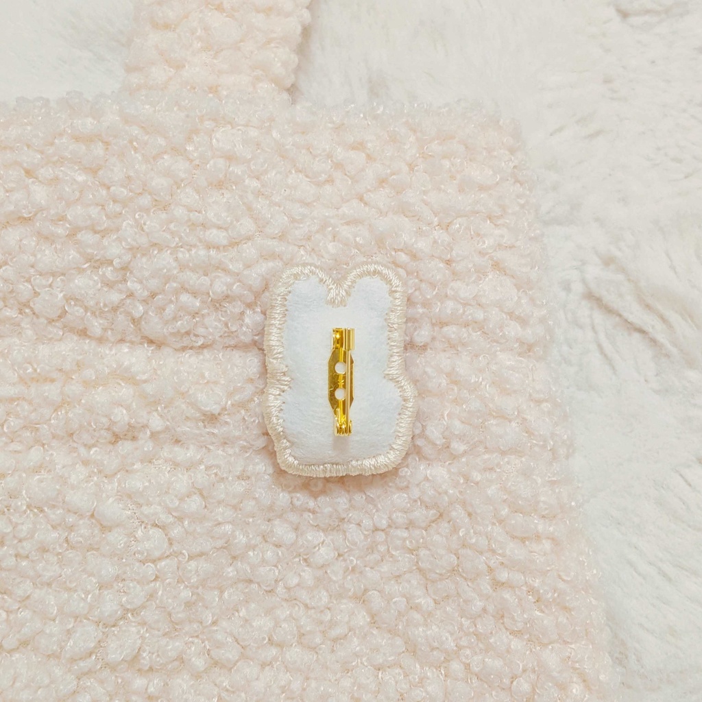 🤍 久々知平助 概念 刺繍 ピンバッジ ◻️