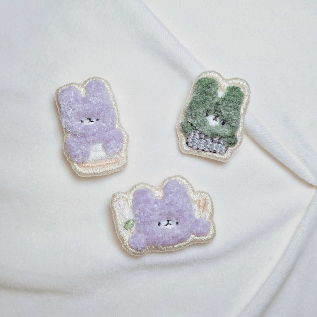 🤍 久々知平助 概念 刺繍 ピンバッジ ◻️