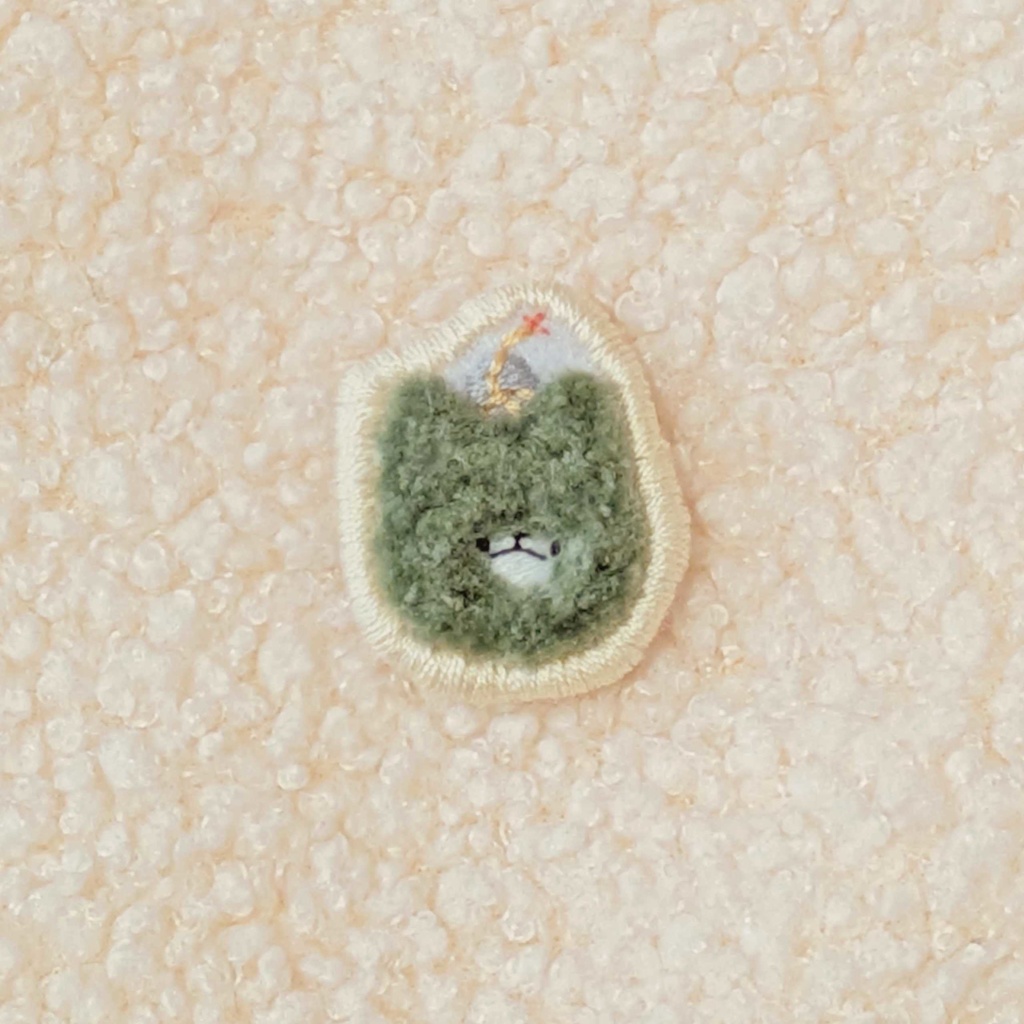 💣 立花仙蔵 概念 刺繍 ピンバッジ 💚