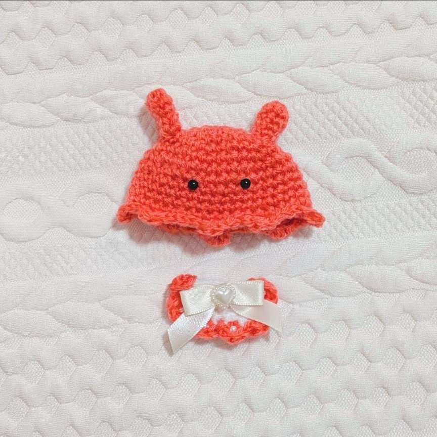 🐙 ほわぬい ぬい服 帽子 めんだこ ❤️