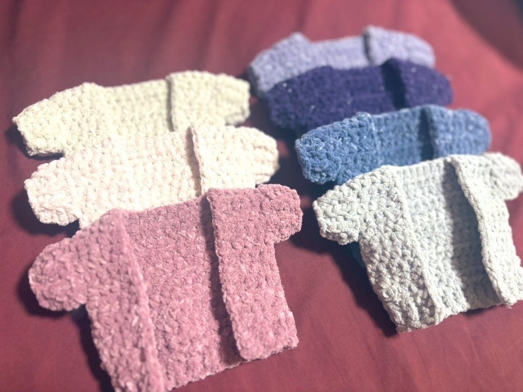 【20cm】もこもこルームウェア【ロングカーディガン】