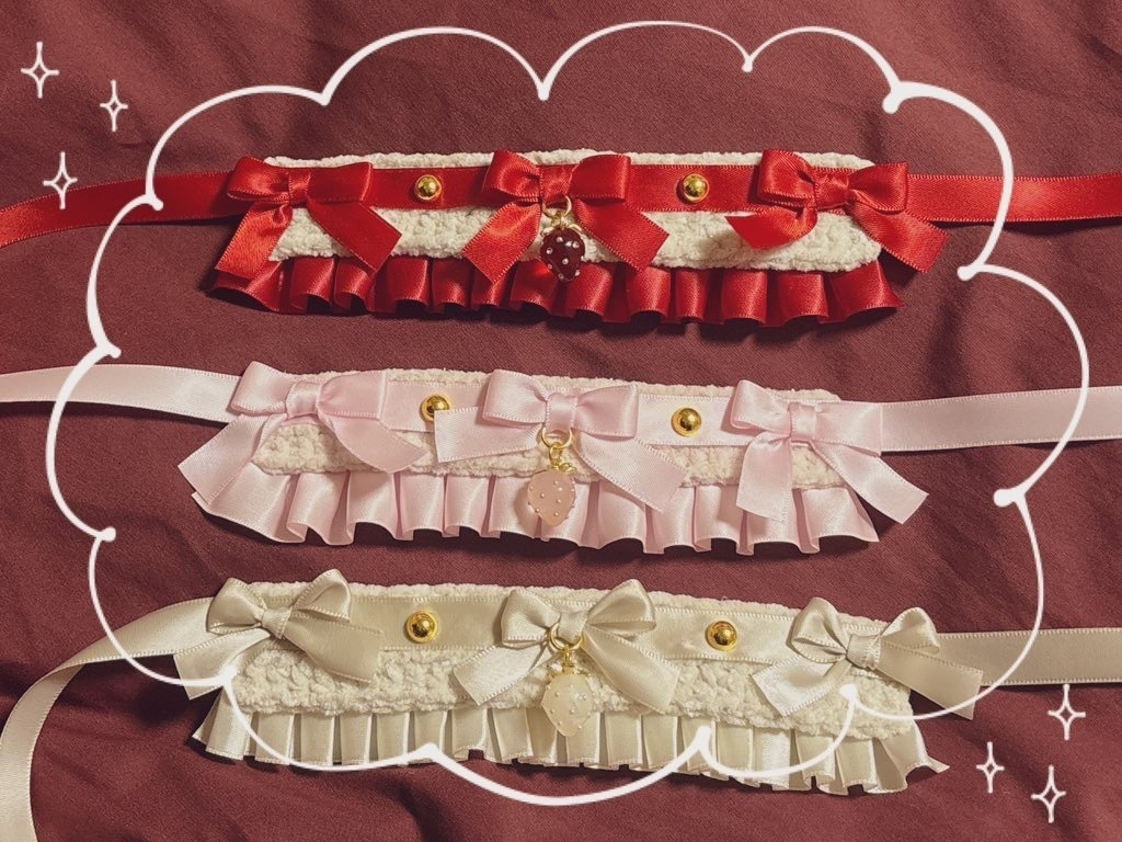 いちご🍓&チェリー🍒ケープ(10cm)