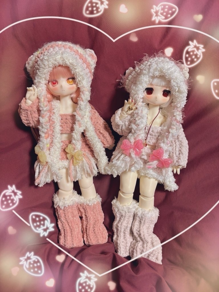 ドール用もこもこウェア