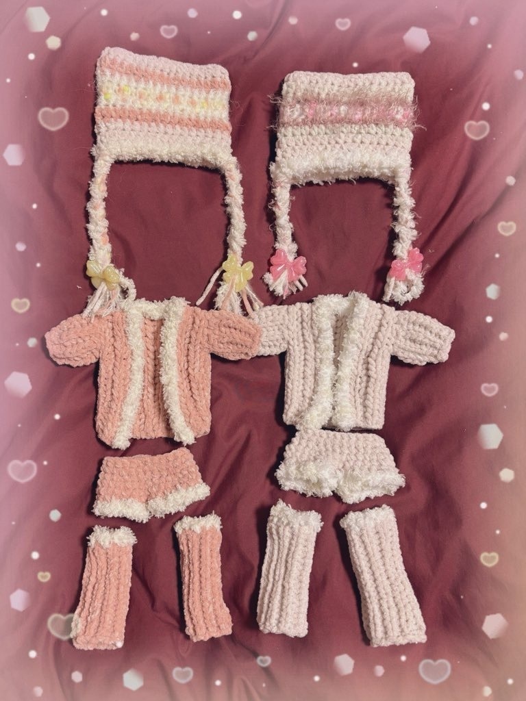 ドール用もこもこウェア