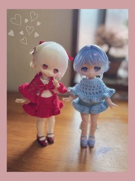 受注生産🍓ビスチェ兼ケープ&スカートセット(無ぬい10、ボニバニ6、TinyFox対応)
