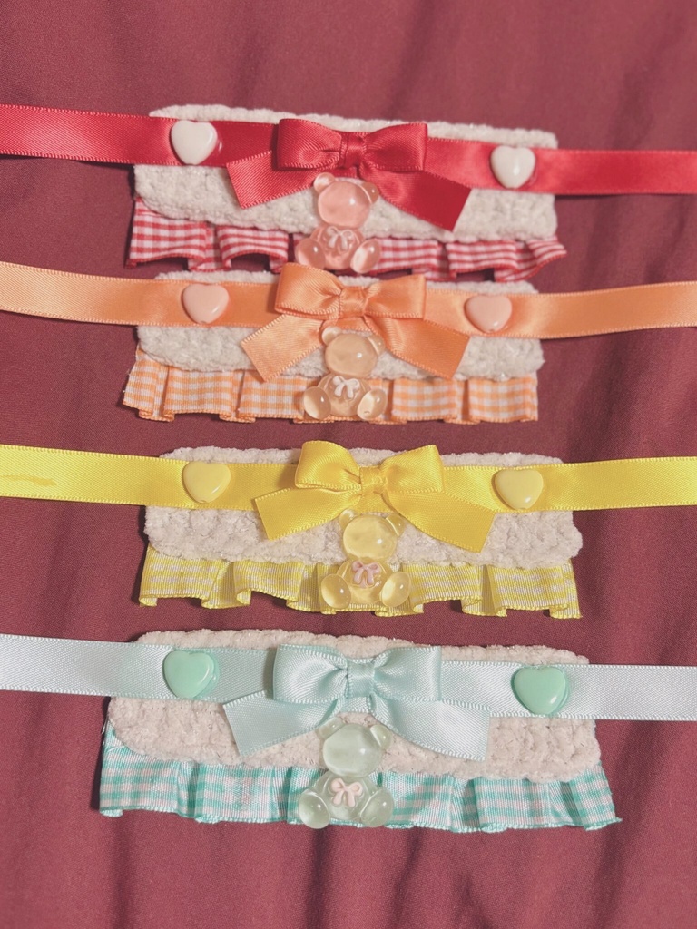 【ちまこサイズ】推しカラーくまさんケープ🧸