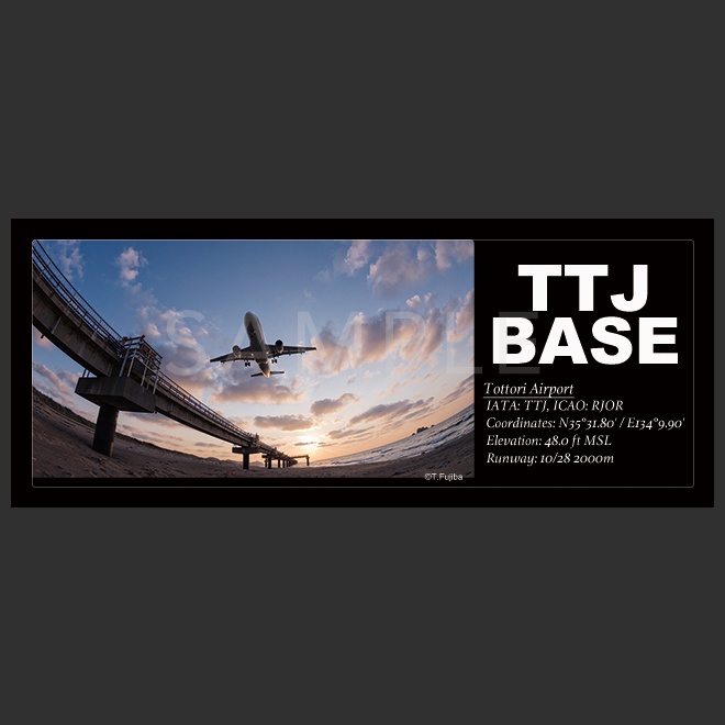 TTJ BASEステッカー L (優しい時間)