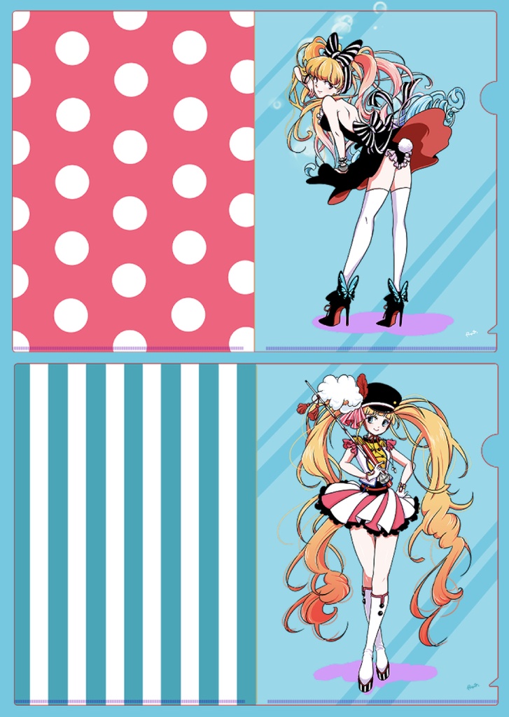 A4サイズクリアファイル★2種