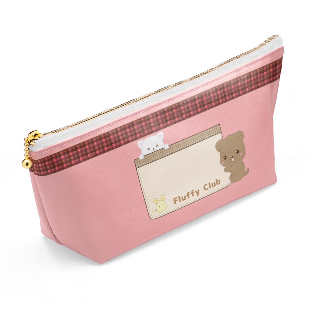 フラッフィクラブポーチ〔ピンク〕