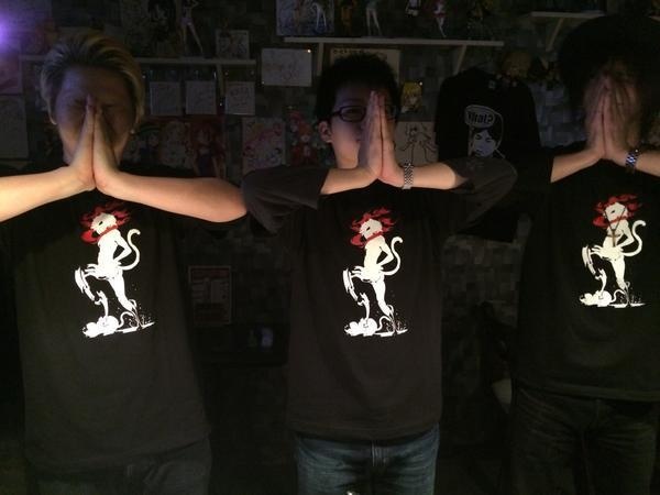 ネコミヤさんT シルエット【短納期版】