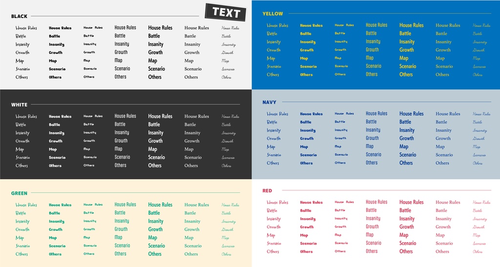 【TRPG素材】ココフォリアで使えるテキスト&アイコン 部屋素材