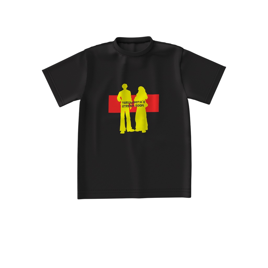 【ビッグシルエットTシャツ】トオルとショータのシルエットデザイン