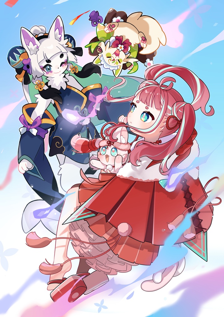 合作ポストカード🩵❤️