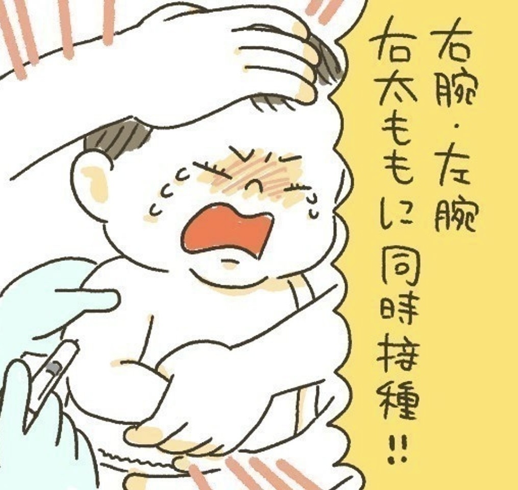 乳児予防接種スケジュール（生後0～6か月）