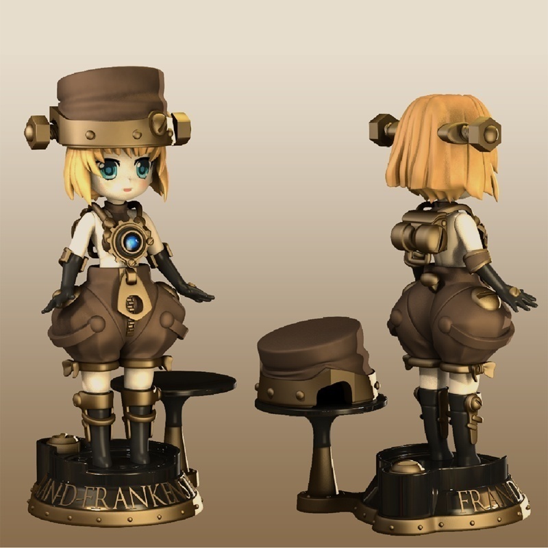 フランシィ&フランディ 3Dプリンタ出力品組み立てキット