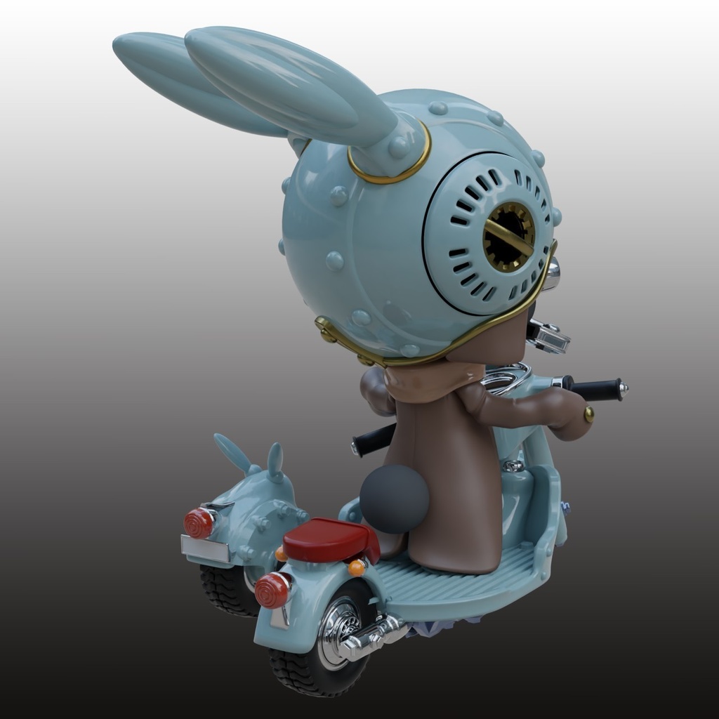 バーニィ ラビットソン 3Dプリンタ出力品組み立てキット