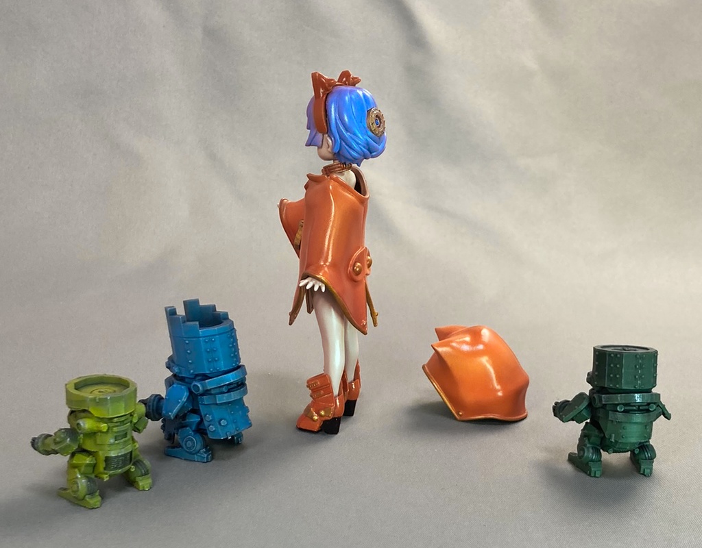 ゴーレム使いのナラク 3Dプリンタ出力品組み立てキット