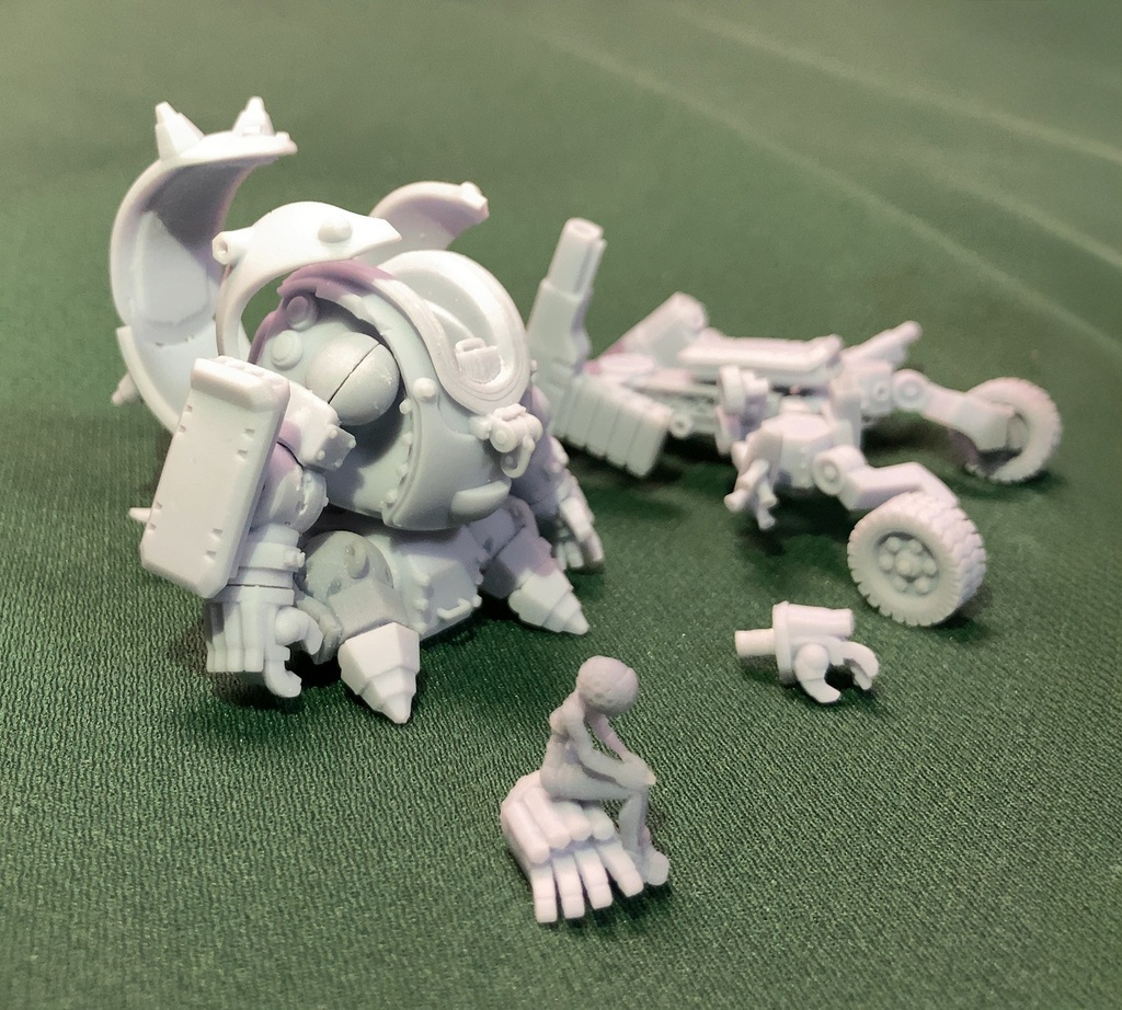陸戦兵器ウーパートルーパー 3Dプリンタ出力品組み立てキット