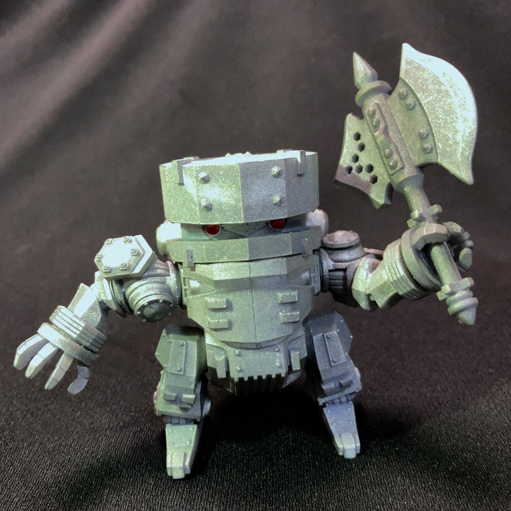 ゴーレム鎧機人 B型 3Dプリンタ出力品組み立てキット