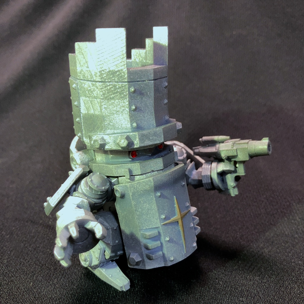 ゴーレム鎧機人D型 3Dプリンタ出力品組み立てキット