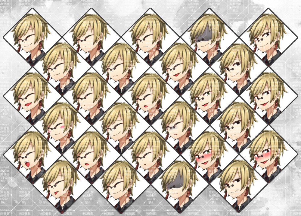 立ち絵素材 悪そうなお兄さん【TRPG・ゲーム】