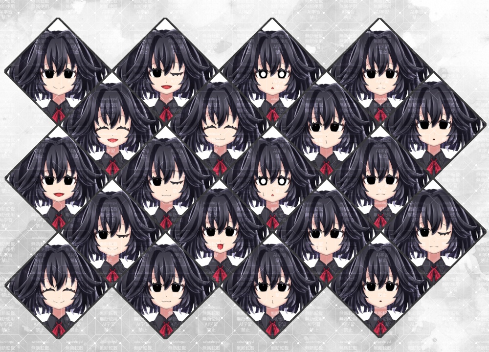 立ち絵素材 不穏を知らせる少女【TRPG・ゲーム】