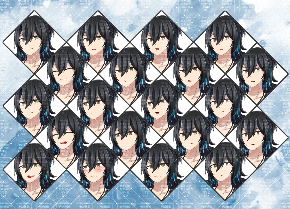 立ち絵素材 何でも屋のお兄さん【TRPG・ゲーム】