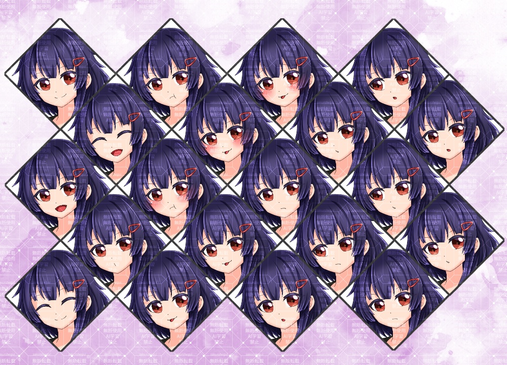 立ち絵素材 タイツが目を引く少女【TRPG・ゲーム】