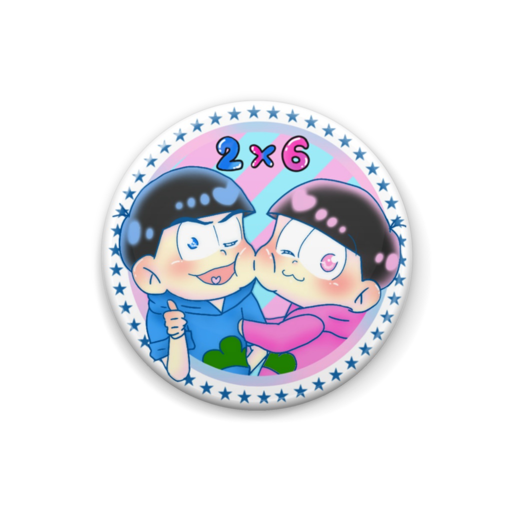 カラトド 缶バッジ 材木松