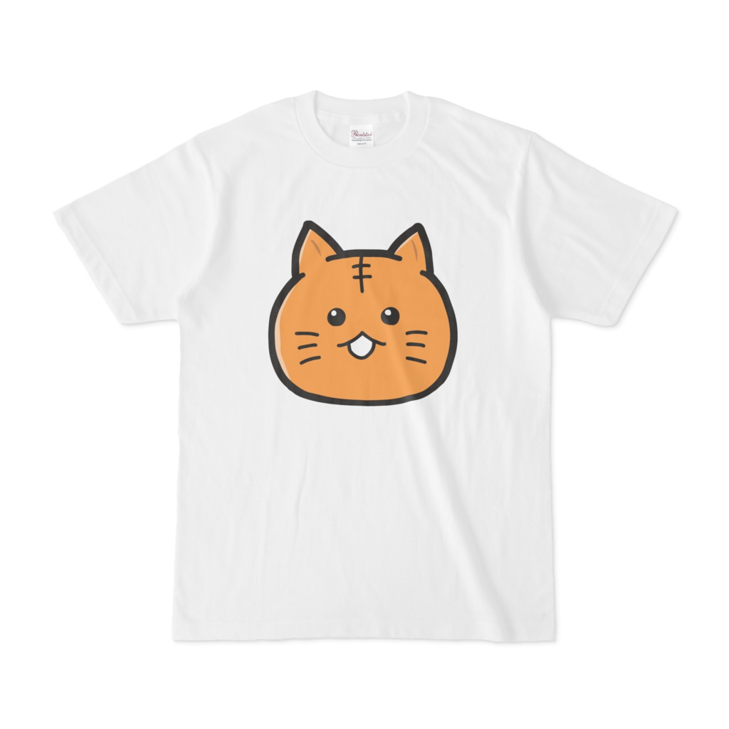 パチ7コミック 人間まおTシャツ(にゃんぽ 白)