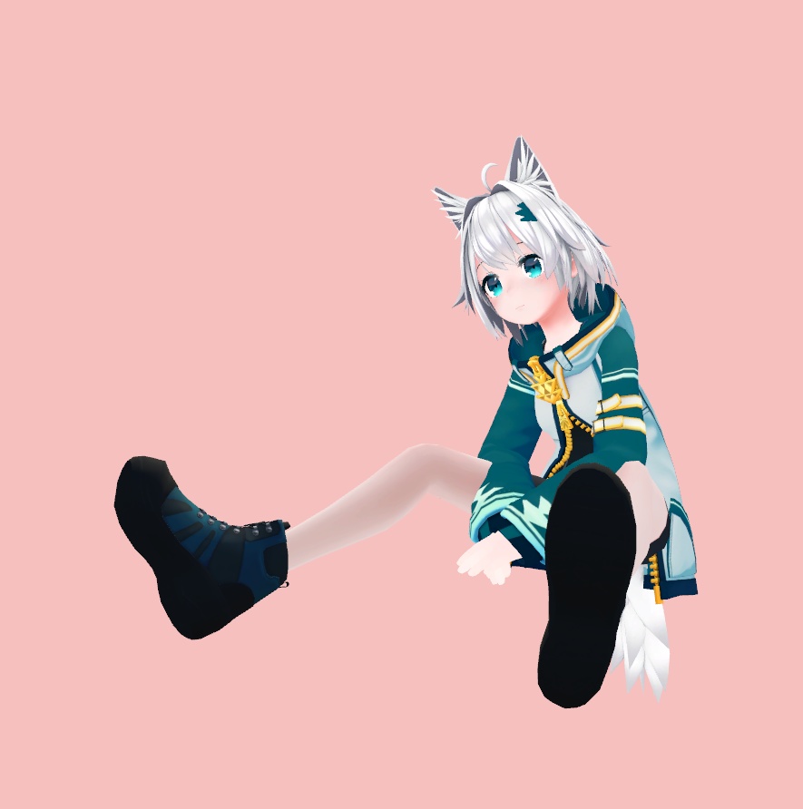 お座りアニメーション VRChat想定