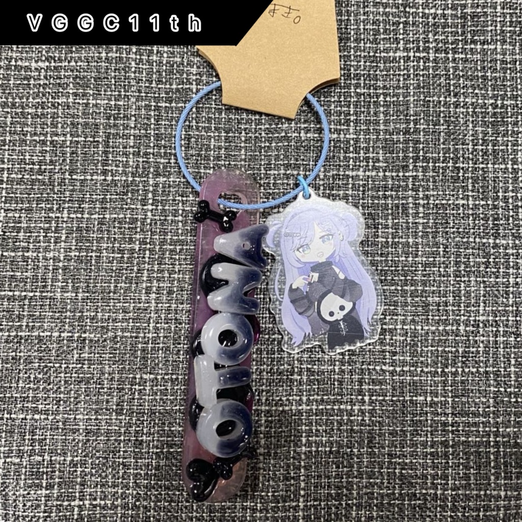 【VGGC11th】夜乃くろむさんキーホルダー(otonaプレート付き)【非公式ぶいすぽっ！】