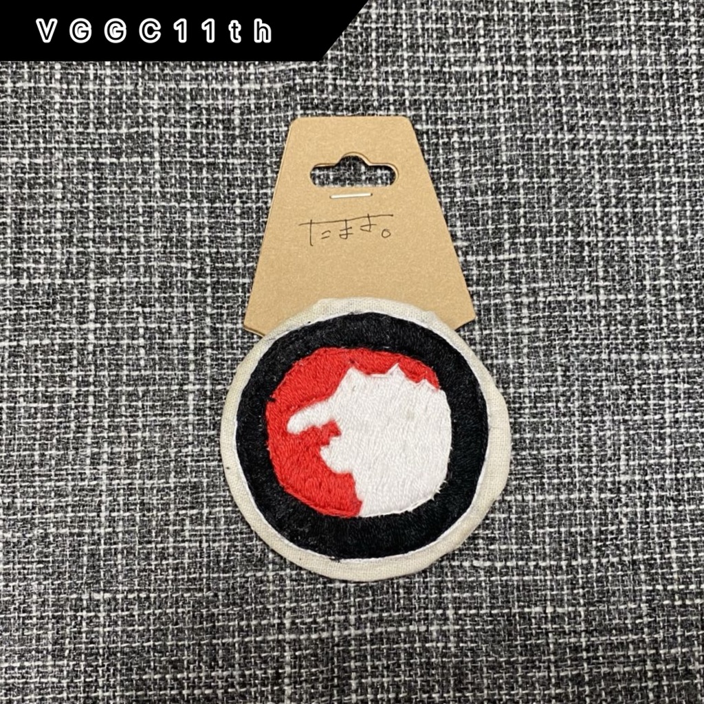 【VGGC11th】一ノ瀬うるはさん風刺繍缶バッジ【非公式ぶいすぽっ！】