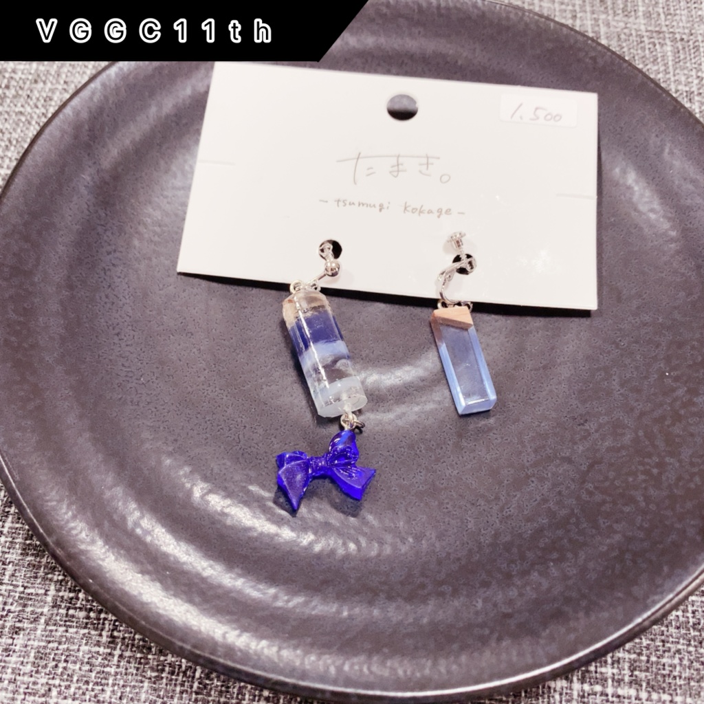 【VGGC11th】紡木こかげさん風イヤリング【非公式ぶいすぽっ！】