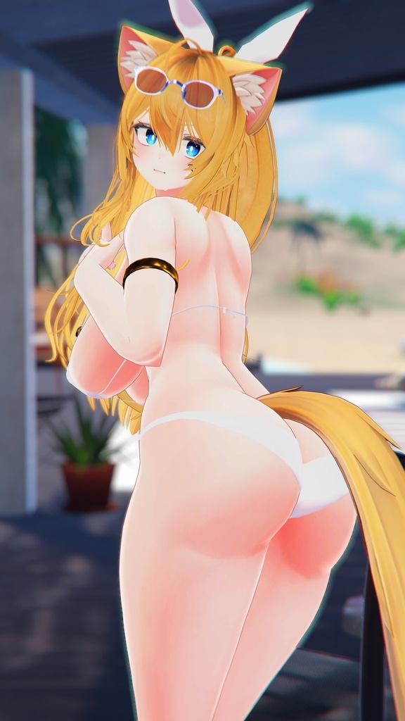 【VRChat】ビキニ+シャツ【複数アバター対応】