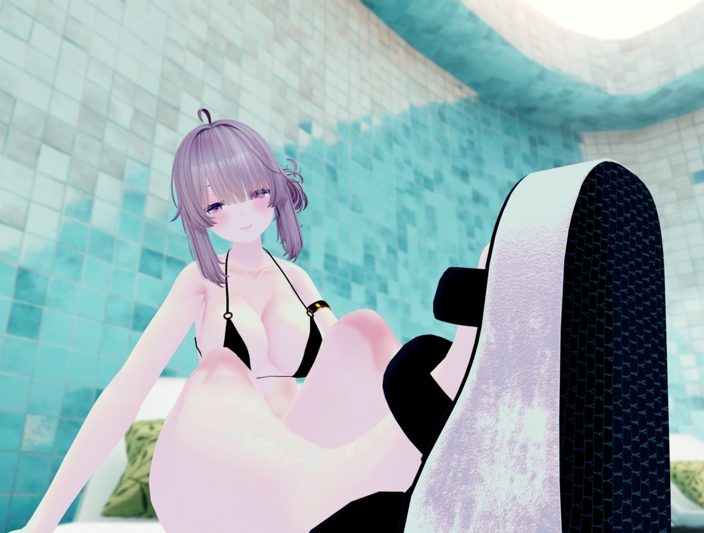 【VRChat】ビキニ+シャツ【複数アバター対応】
