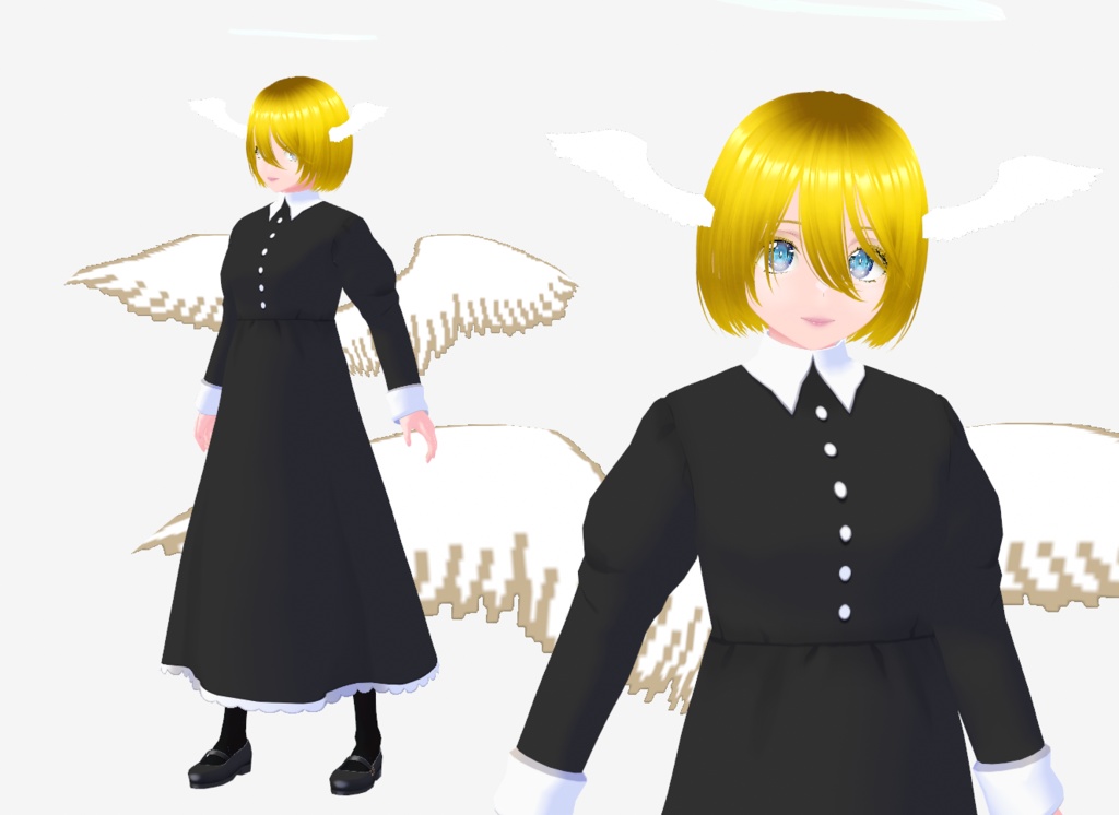 天使のvroid,vrm