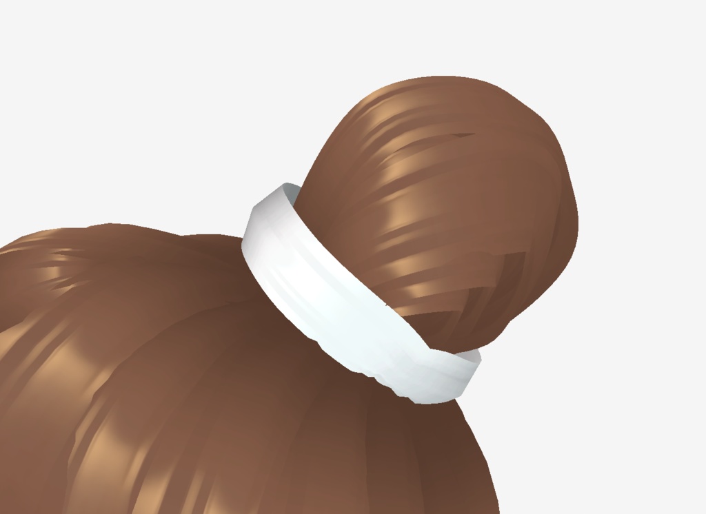 いくつかのまとめ髪(つけ髪)