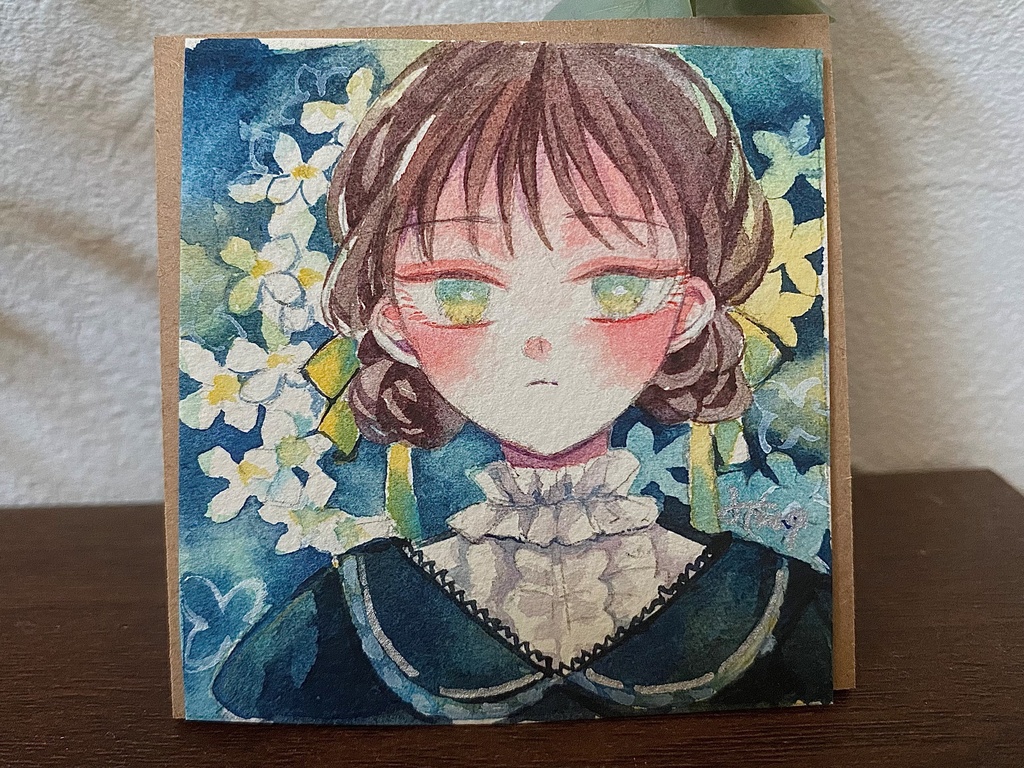 ミニ原画《blue》