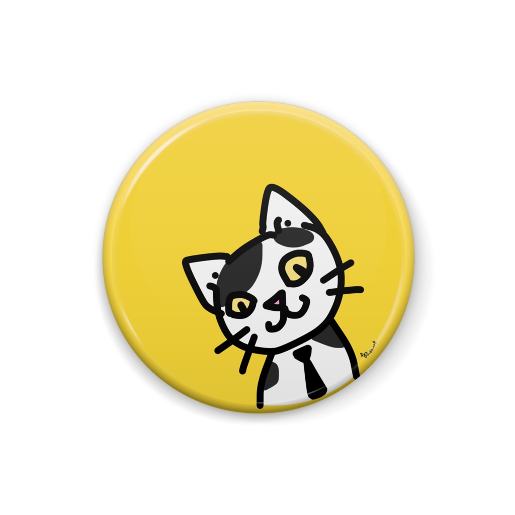 ハチワレ先生(缶バッジ2)