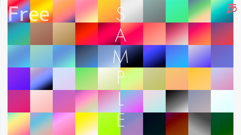 【無料/有償】ココフォリア用グラデ背景セット(60種類)