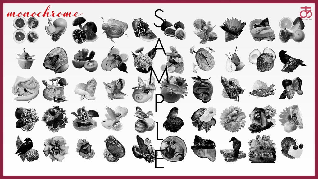 【無料/有償】ココフォリア用コラージュ素材