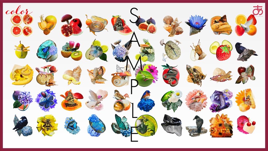 【無料/有償】ココフォリア用コラージュ素材